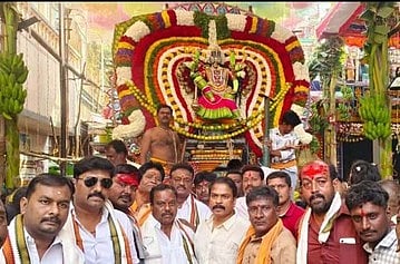 குடியாத்தத்தில் மயானக் கொள்ளை திருவிழா