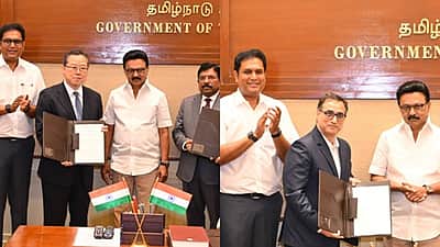 2 புரிந்துணர்வு ஒப்பந்தங்கள்! 
ரூ. 5,980 கோடி முதலீட்டில் 8,400 பேருக்கு வேலைவாய்ப்பு!