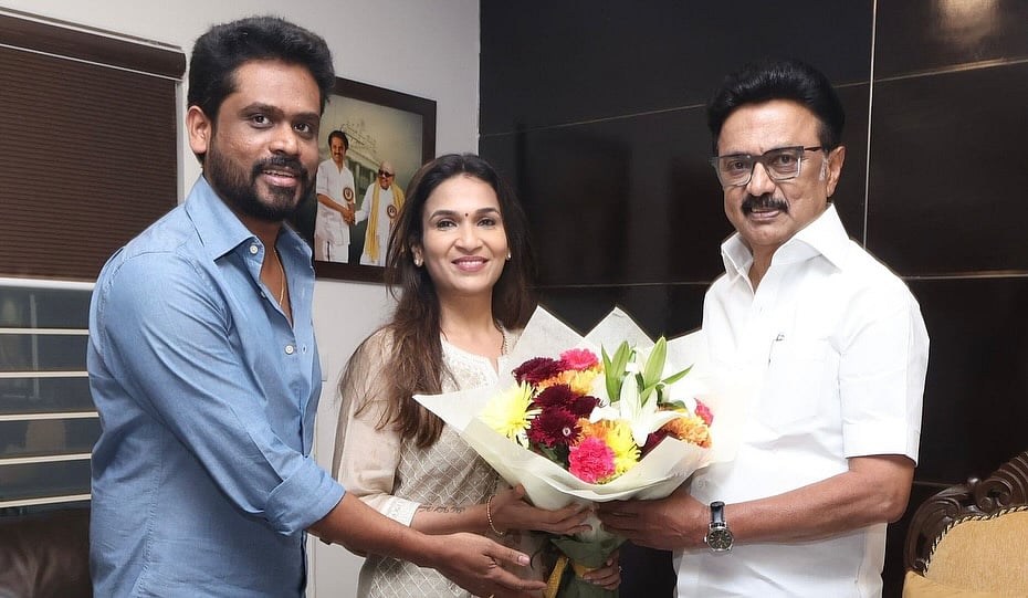 முதல்வர் மு.க. ஸ்டாலினை சந்தித்த வித் லவ் பட தயாரிப்பாளர்கள்!