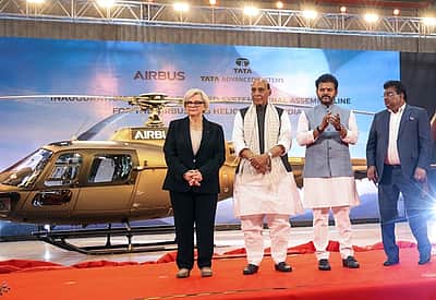 எச் 125 ஹெலிகாப்டர் தயாரிப்பால் பாதுகாப்புத் துறை ஏற்றுமதி அதிகரிக்கும் : ராஜ்நாத் சிங்
