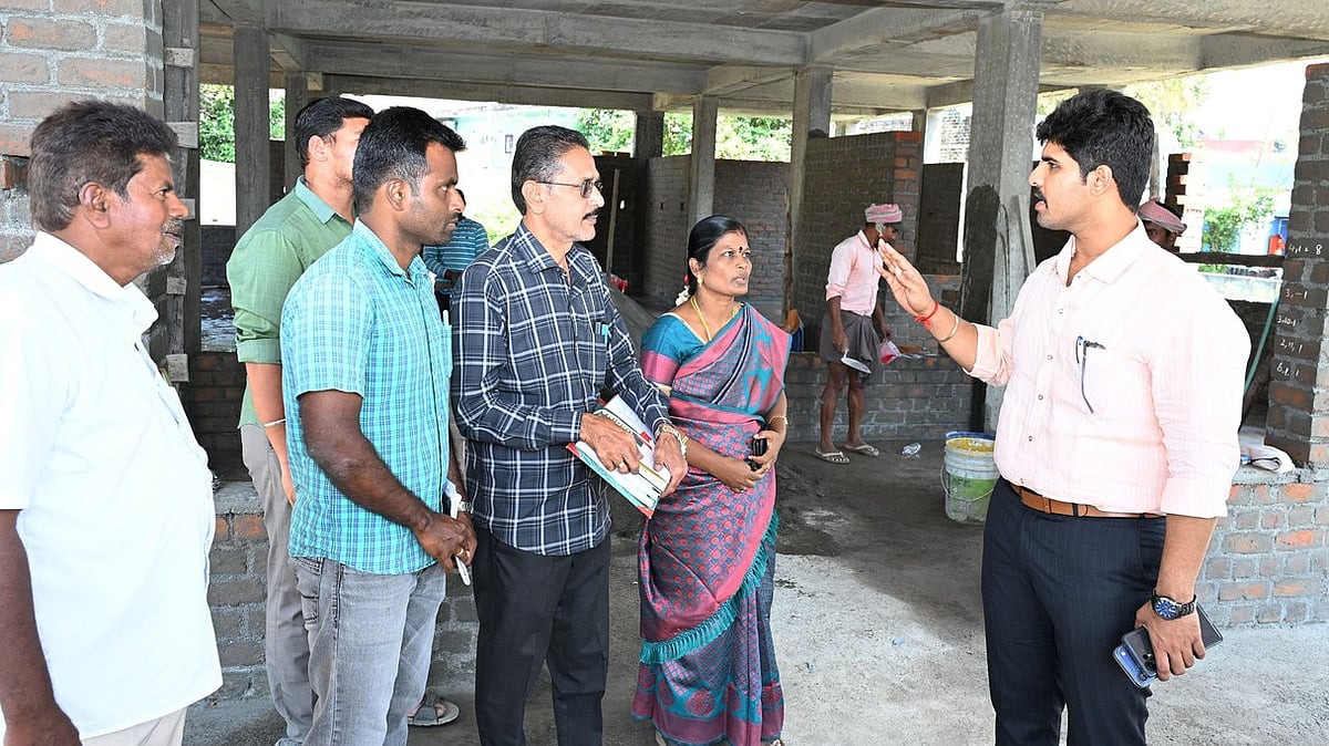 திருமழிசை பேருராட்சியில் ரூ.1.24 கோடியில் புதிய அலுவலகப் பணிகள்