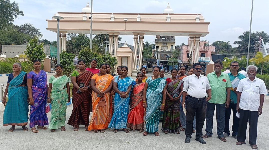 குடிமனைப்பட்டா கோரி ஆட்சியரிடம் மக்கள் மனு