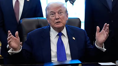 இந்தியா - பாக். போரில் நான் இல்லையென்றால் 3.5 கோடி மக்கள் இறந்திருப்பர்: டிரம்ப்