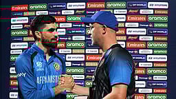 ஆட்ட நாயகன் விருதை பயிற்சியாளருக்குச் சமர்ப்பித்த ஆப்கன் வீரர்!