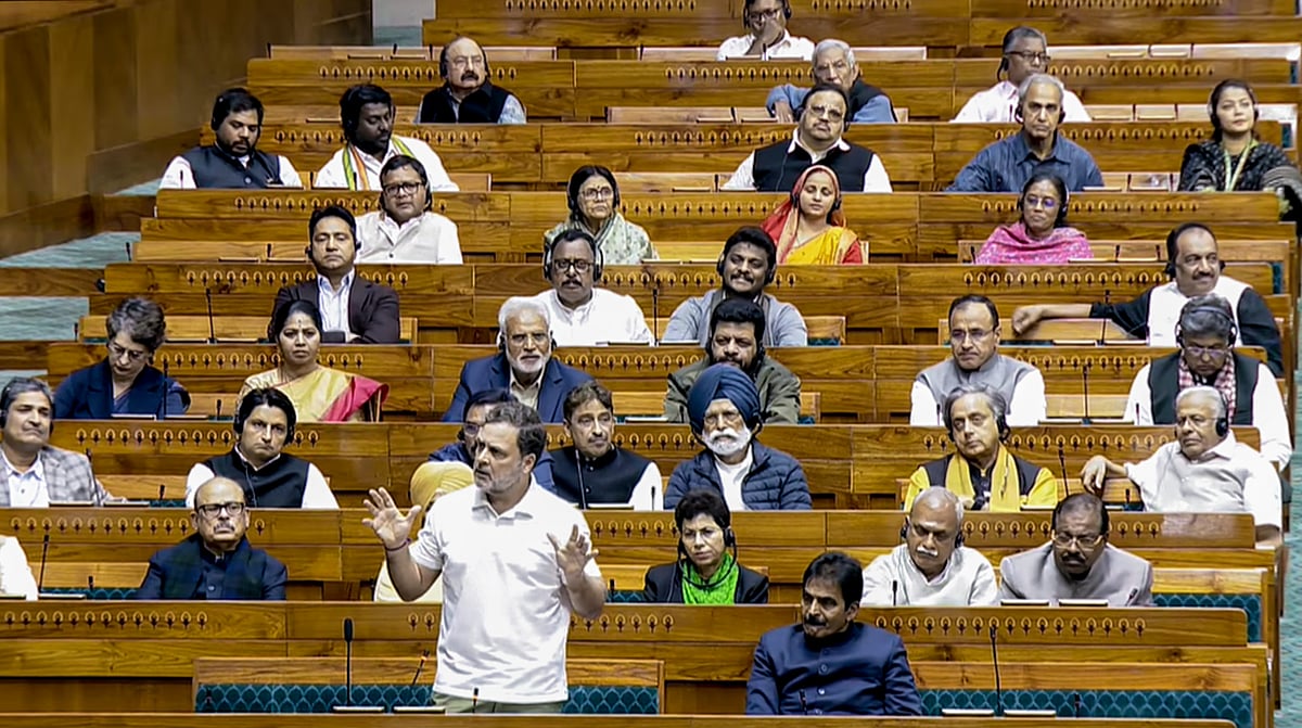 இந்தியா - அமெரிக்கா இடையேயான வர்த்தக ஒப்பந்தம் குறித்து பட்ஜெட் கூட்டத்தொடரில் ராகுல் காந்தி பேசும் போது...