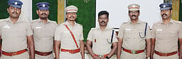 போலீஸாருக்கு எஸ்.பி. பாராட்டு