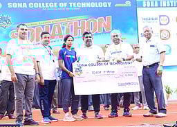 சோனா தொழில்நுட்பக் கல்லூரியில் மாரத்தான் போட்டி