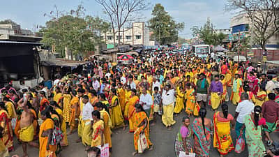 நத்தம் மாரியம்மன் கோயில் மாசிப் பெருந் திருவிழா: 20 ஆயிரத்துக்கும் மேற்பட்டோர் விரதம்!