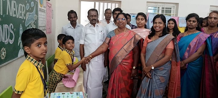 ஆரணி சிபிஎஸ்இ பள்ளியில் கல்வி கண்காட்சி விழா