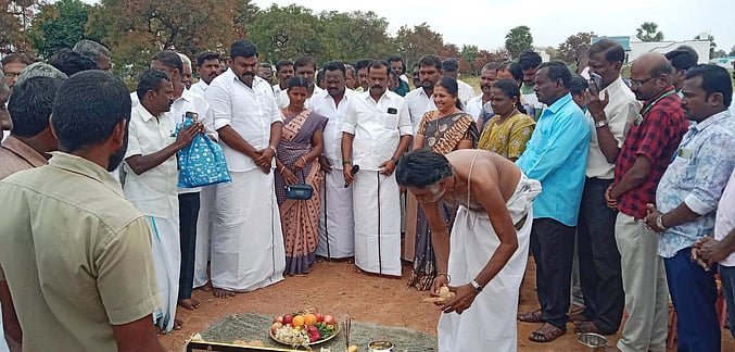 குருக்கள்பட்டியில் ரூ. 5 கோடி மதிப்பில் துணை மின்நிலைய பணி தொடக்கம்