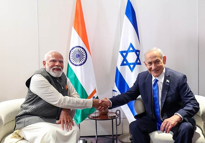 PM Modi with Netanyahu