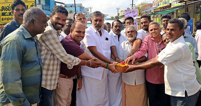 ரூ.46 லட்சத்தில் வளா்ச்சித் திட்டப் பணி: அமைச்சா் தொடங்கி வைத்தாா்