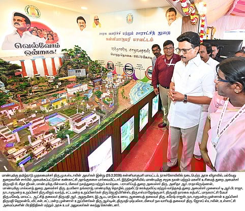 கன்னியாகுமரி மாவட்டத்தில்
ரூ. 1,785.37 கோடி மதிப்பில் திட்டப் பணிகள்: முதல்வா் மு.க.ஸ்டாலின் தொடங்கி வைத்தாா்