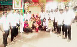 கிரிக்கெட் போட்டியில் வென்றோருக்கு பரிசு