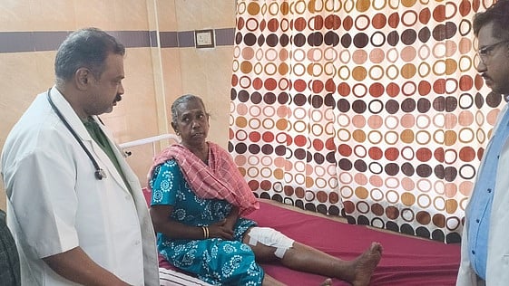 செங்கோட்டை அரசு மருத்துவமனையில் பெண்ணுக்கு மூட்டு அறுவை சிகிச்சை