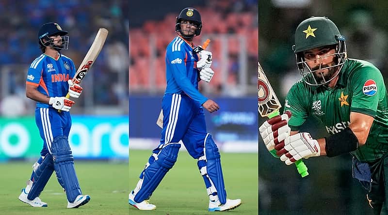 Ishan Kishan, Abhishek Sharma, Sahibzada Farhan.