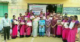 குண்டடம் பகுதி அங்கன்வாடி மையங்களுக்கு கற்றல் உபகரணங்கள்