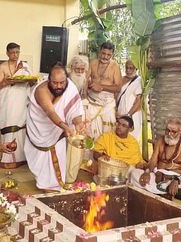 பழனியில் உலக நலன் வேண்டி மஹா ருத்ர மஹா யாகம்