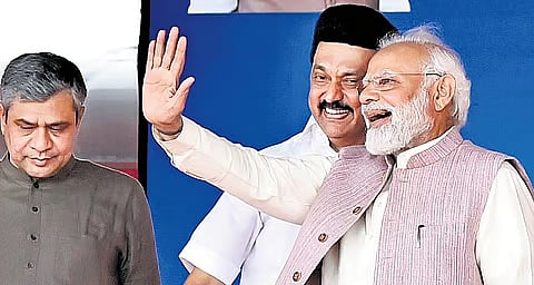 முதல்வர் ஸ்டாலினுக்கு பிரதமா் மோடி தொலைபேசியில் வாழ்த்து!