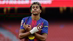 லாமின் யமால் முதல்முறையாக ஹாட்ரிக் கோல்..! முதலிடத்தை தக்கவைத்த பார்சிலோனா!