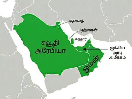 ஈரானுக்கு பதிலடி தாக்குதல்:
வளைகுடா கவுன்சில் எச்சரிக்கை