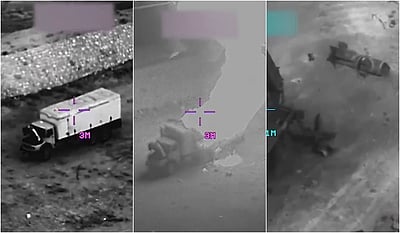 ஈரானின் இதயத்தைத் துளைத்த ஏவுகணைகள்.. அமெரிக்கா வெளியிட்ட புதிய விடியோ!