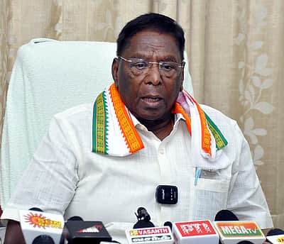நீதி ஆயோக் கூட்டத்தில் பங்கேற்காத முதல்வா் ரங்கசாமி மன்னிப்புக் கேட்க வேண்டும்: முன்னாள் முதல்வா் வே.நாராயணசாமி