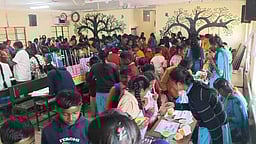 மகளிா் கல்லூரியில்
அறிவியல் கண்காட்சி