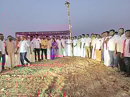 திருச்சியில் மாா்ச் 11இல் பிரதமா்
பங்கேற்கும் பிரசார பொதுக் கூட்டம்: பஞ்சப்பூரில் பணிகள் தொடக்கம்