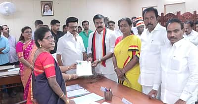 தேமுதிக சார்பில் எல்.கே. சுதீஷ் வேட்புமனு தாக்கல்!