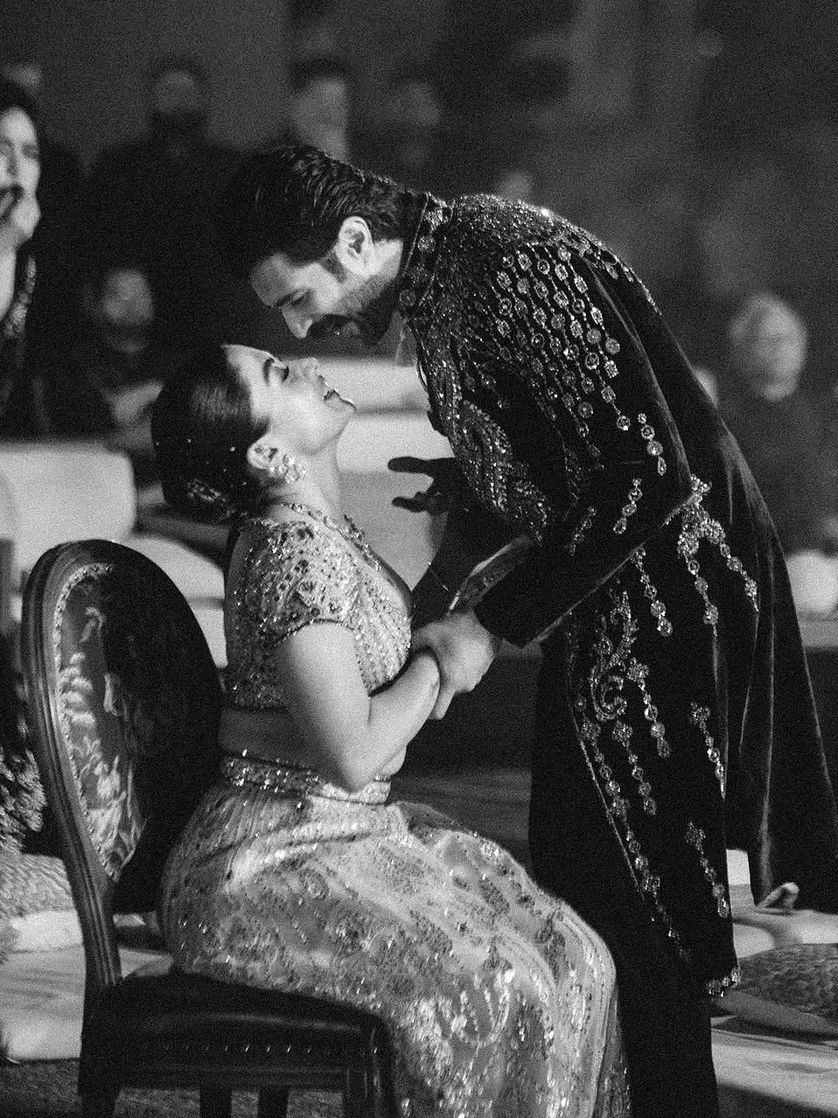 விஜய் தேவரகொண்டா - ராஷ்மிகா சங்கீத் நிகழ்ச்சியில்!