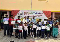 தடகள போட்டி:
ஹெரிடேஜ் பள்ளி சாம்பியன்