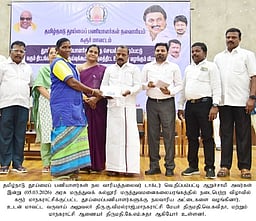 தூய்மைப் பணியாளா் நலவாரியத்துக்கு இதுவரை ரூ. 65 கோடி ஒதுக்கீடு - வாரியத் தலைவா் ஆறுச்சாமி தகவல்