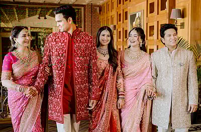 அர்ஜுன் டெண்டுல்கர் - சானியா திருமணம்! எம்.எஸ். தோனி, ஷாருக் கான், அம்பானி உள்பட பிரபலங்கள் பலர் பங்கேற்பு!