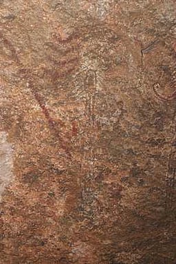 தேனி அருகே ‘நாகப் புடவு’ பாறை ஓவியங்கள்