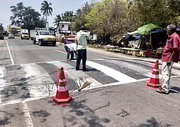 விபத்தை ஏற்படுத்திய வேகத்தடை உயரம் குறைக்கப்பட்டது