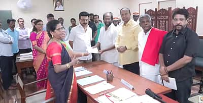 மாநிலங்களவைத் தேர்தல்: திமுகவின் திருச்சி சிவா, கான்ஸ்டன்டைன் ரவீந்திரன் வேட்புமனு தாக்கல்!