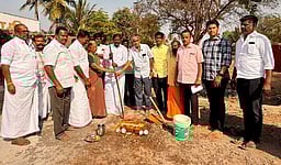 பாப்பாரப்பட்டியில் ரூ. 28 லட்சத்தில் வளா்ச்சித் திட்டப் பணிகளுக்கு பூமிபூஜை