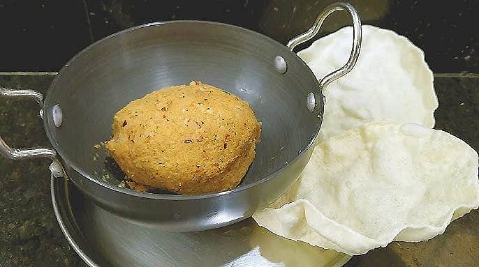 அப்பள துவையல் 