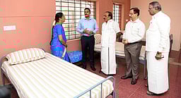 தொழிலாளா்களுக்கான ஓய்வு இல்லங்கள்: அமைச்சா் சி.வி.கணேசன் திறந்து வைத்தாா்