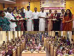 100 கா்ப்பிணிகளுக்கு சமுதாய வளைகாப்பு