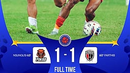 நாா்த்ஈஸ்ட்டுடன் டிரா செய்தது பஞ்சாப்!