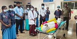 மூளைச்சாவு அடைந்தவரின்
உடல் உறுப்புகள் தானம்