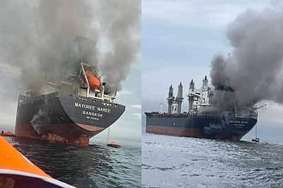 ஹோர்முஸ் நீரிணையைக் கடக்க முயன்ற தாய்லாந்து கப்பலைத் தாக்கிய ஈரான்!