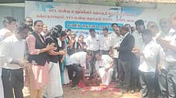 தக்கலை நீதிமன்ற வளாகத்தில் கூடுதல் நூலக கட்டடம் கட்ட அடிக்கல்