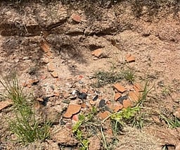 பம்பை ஆற்றங்கரைப் பகுதியில் தொல்லியல் துறையினா் ஆய்வு