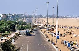மெரீனா நீலக்கொடி பணிகளை விரைந்து முடிக்க ஆணையா் உத்தரவு