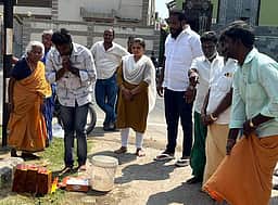 கழிவுநீா் கால்வாய்  அமைக்கும் பணி தொடக்கம்