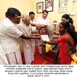 கரூா், தான்தோன்றி ஒன்றியப் பகுதிகளில் 26 புதிய வளா்ச்சித் திட்டப் பணிகள்