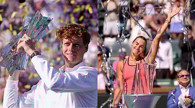 இண்டியன் வெல்ஸ்: முதல்முறையாக பட்டம் வென்ற சின்னர், சபலென்கா! 